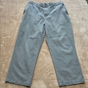David Taylor Men's Gray Chinos Size 36
